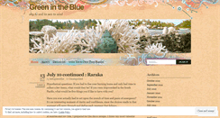 Desktop Screenshot of greenintheblue.net